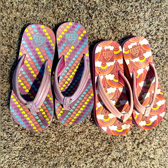 Reef flip flops girls. - Picture 1 of 2